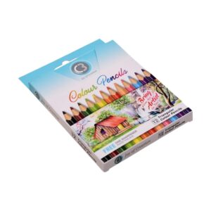 Joy of Creation Triangular Colour Pencils - 12 Shades box.