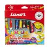 Luxor YumYum Fruity Art Set featuring 15 jumbo scented color pens.