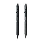 Pentel Orenznero matte black mechanical pencil.