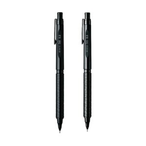 Pentel Orenznero matte black mechanical pencil.