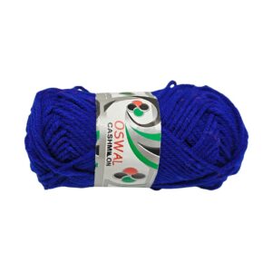 A 20g ball of Oswal Wool Yarn - Dark Blue
