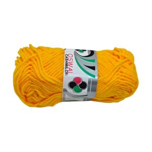 A 20g ball of Oswal Wool Yarn - Golden Yellow