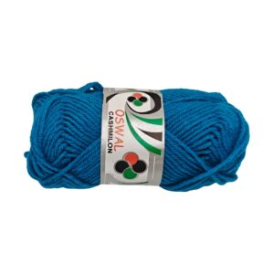 A 20g ball of Oswal Wool Yarn - Light Blue