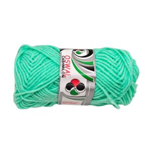 A 20g ball of Oswal Wool Yarn - Light Green