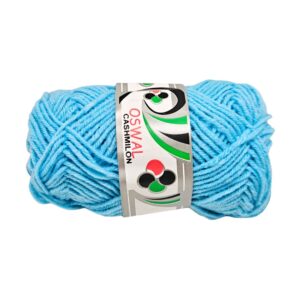 A 20g ball of Oswal Wool Yarn - Sky Blue