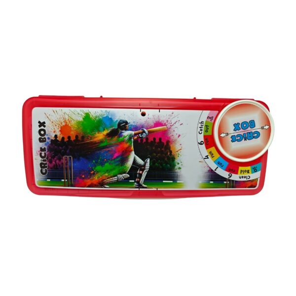 Various color options of the Pratap Cric Box Drawing Box fanned out.