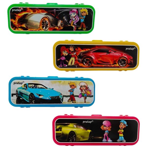 A collection of various vibrant color options for the Hy School Junior Drawing Box.